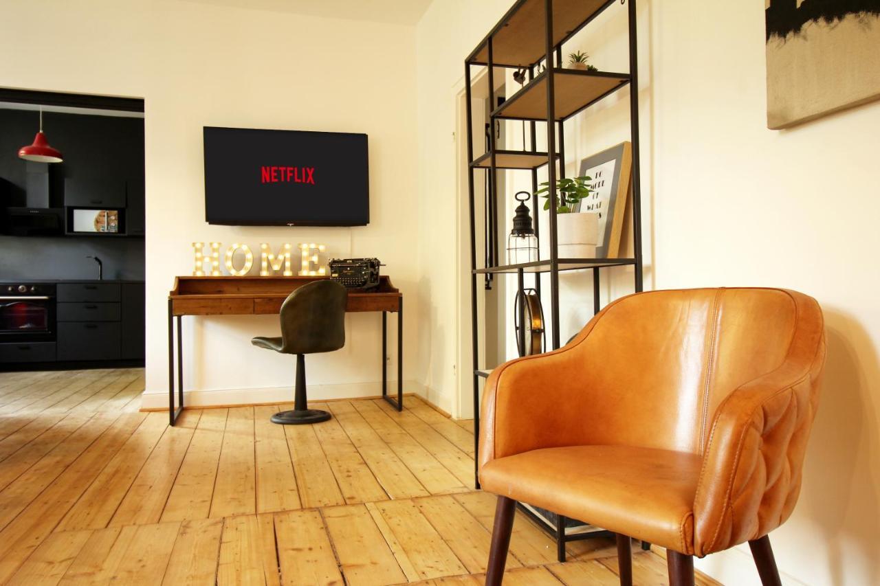 Secret Hideaways Zentrales Newyork-Designapartment Mit 2 Betten Nahe Messe L Flughafen Duisburgo Exterior foto